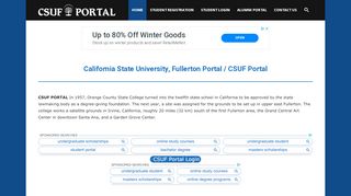 
                            5. CSUF Portal - California State University, Fullerton ... - Csu Fullerton Portal Portal