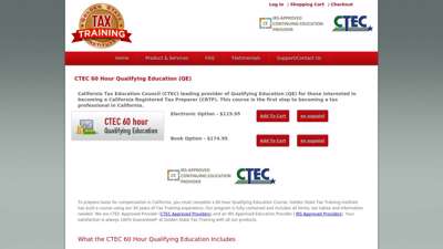 CTEC 60 Hour Qualifying Education (QE) - gstti.com
