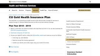 CU Gold Health Insurance Plan | Health and Wellness ... - My Ameriben Portal
