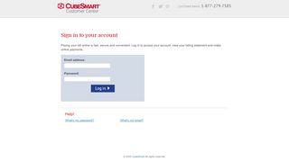 
                            6. CubeSmart Customer Center - Cubesmart Self Storage Portal