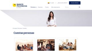 
                            4. Cuenta de ahorros y corriente en Ecuador - Banco Pichincha - Internexo Pichincha Portal