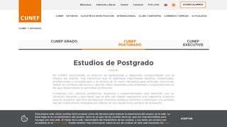 
                            5. CUNEF-Estudios Postgrado - Portal Cunef