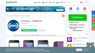 
                            13. CuOnline - COMSATS for Android - APK Download - Cu Online Lahore Student Portal