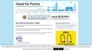 
Current Avios bonus point promotions - Head for Points  
