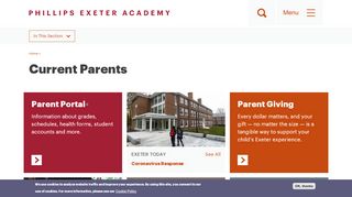 
                            2. Current Parents | Phillips Exeter Academy - Exeter Parent Portal