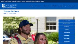 
                            4. Current Students – Athens State University - Athens State Student Portal
