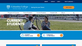 
                            3. Current Students - Columbia College - Columbia College Student Portal