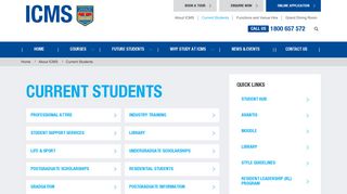 
                            2. Current Students | International College of Management ... - icms - Icms Moodle Login
