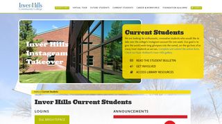 
                            1. Current Students | Inver Hills Community College - Inver Hills Portal