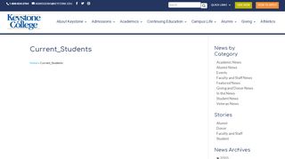 
Current_Students - Keystone College
