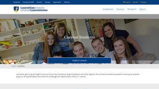 
                            2. Current Students - Laurentian University - Laurentian University Email Portal