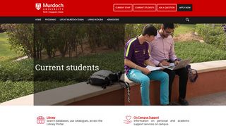 
                            6. Current students - Murdoch University Dubai - Lms Murdoch Student Portal