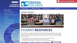 Current Students - Odessa College - Odessa College Portal