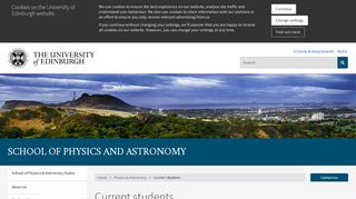 
                            5. Current students | School of Physics and Astronomy - Physics Student Portal