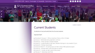 
                            1. Current Students - Southwestern College - Southwestern College Kansas Blackboard Portal
