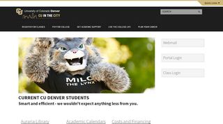 
                            4. Current Students - University of Colorado Denver - Cu Denver Student Portal