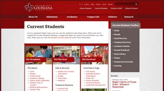 
                            7. Current Students | University of Louisiana at Lafayette - Ull Ulink Portal