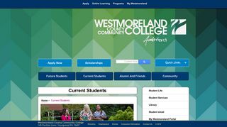 
                            1. Current Students - Westmoreland County Community College - Mywccc Portal Portal