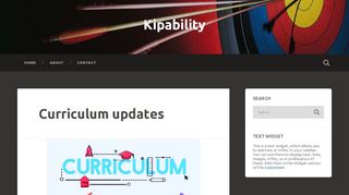 
                            8. Curriculum updates – Kipability - Ikip Portal