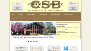 
                            2. Currie State Bank - Currie State Bank Portal