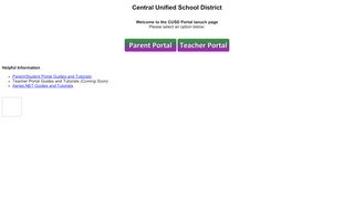 
                            5. CUSD Portal Access - Aeries: Portals - Central Unified Parent Portal