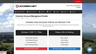 
                            2. Customer Account Management Portals - SUCCEED.NET - Succeed Net Portal