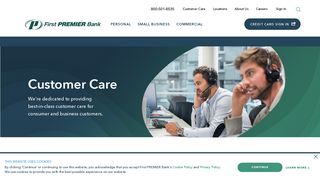 
                            7. Customer Care - First PREMIER Bank | firstpremier.com - Manage My First Premier Credit Card Portal