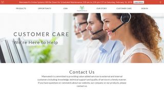 
                            4. Customer Care - Mannatech - Us Mannatech Portal