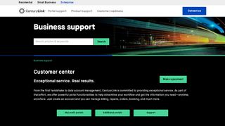 
                            2. Customer Center | Business Support | CenturyLink - Mylevel3 Portal Portal