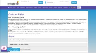 Customer FAQs - LivingSocial - Livingsocial Account Portal Uk