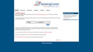 
                            4. Customer Log–in - BookingCenter - My Pms Booking Center Portal