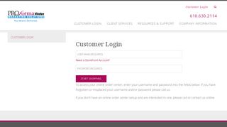 
                            7. Customer Login : Customer Login - Proforma Vindee Associates - Proforma Login