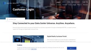 
                            4. Customer Login | Digital Realty - Telx Customer Portal