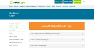 Customer Login - Firstlight.Net