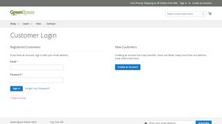 
                            7. Customer Login - GreenSpace - Blue Marble Email Portal