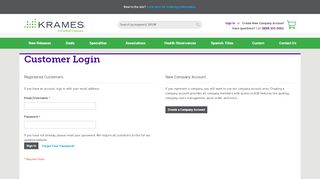 
                            6. Customer Login | Krames Patient Education - Krames On Demand Portal