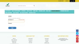 
Customer Login - Vestige Marketing Pvt Ltd  
