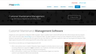 
                            4. Customer Maintenance Management Software - Maxpanda ... - Maxpanda Portal