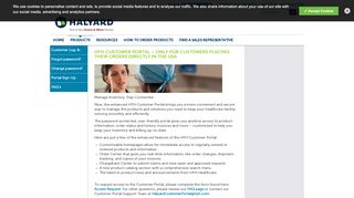 
                            4. Customer Portal | Halyard Health - Halyard Customer Portal