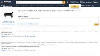 
Customer Questions & Answers - Amazon.com
