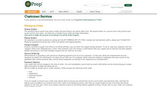
                            5. Customer Service - ePrep SAT, ACT, and PSAT Online prep ... - Eprep Portal