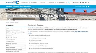 
                            3. Customer Service - GCWW - City of Cincinnati - Gcww Customer Care Portal