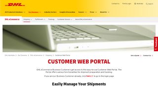 
                            3. Customer Web Portal Asia Pacific | DHL eCommerce | Australia - Https Ecommerceportal Dhl Com Portal