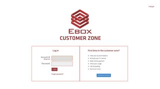 
                            3. Customer zone - EBOX - Ebox Login User