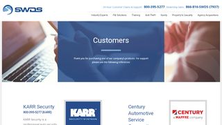 
                            2. Customers | SWDS - Karr Track Login