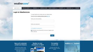 
                            1. Customise Weatherzone - Miningzone Login