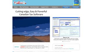 
                            4. Cutting edge Canadian tax software - TaxFreeway (for Windows) - Taxfreeway Portal