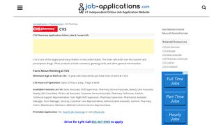 CVS Application, Jobs & Careers Online - Job-Applications.com - Brassring Portal Cvs