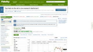 
                            15. CVS | Stock Snapshot - Fidelity - Cvs Health Portal