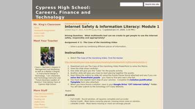 Cypress High School: Careers, Finance and Technology